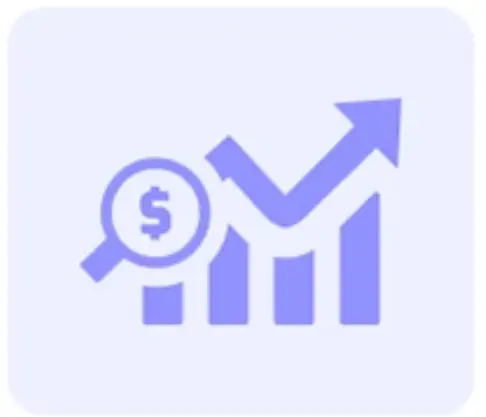 Online digital marketing strategy with laptop, analytics, and campaign tools